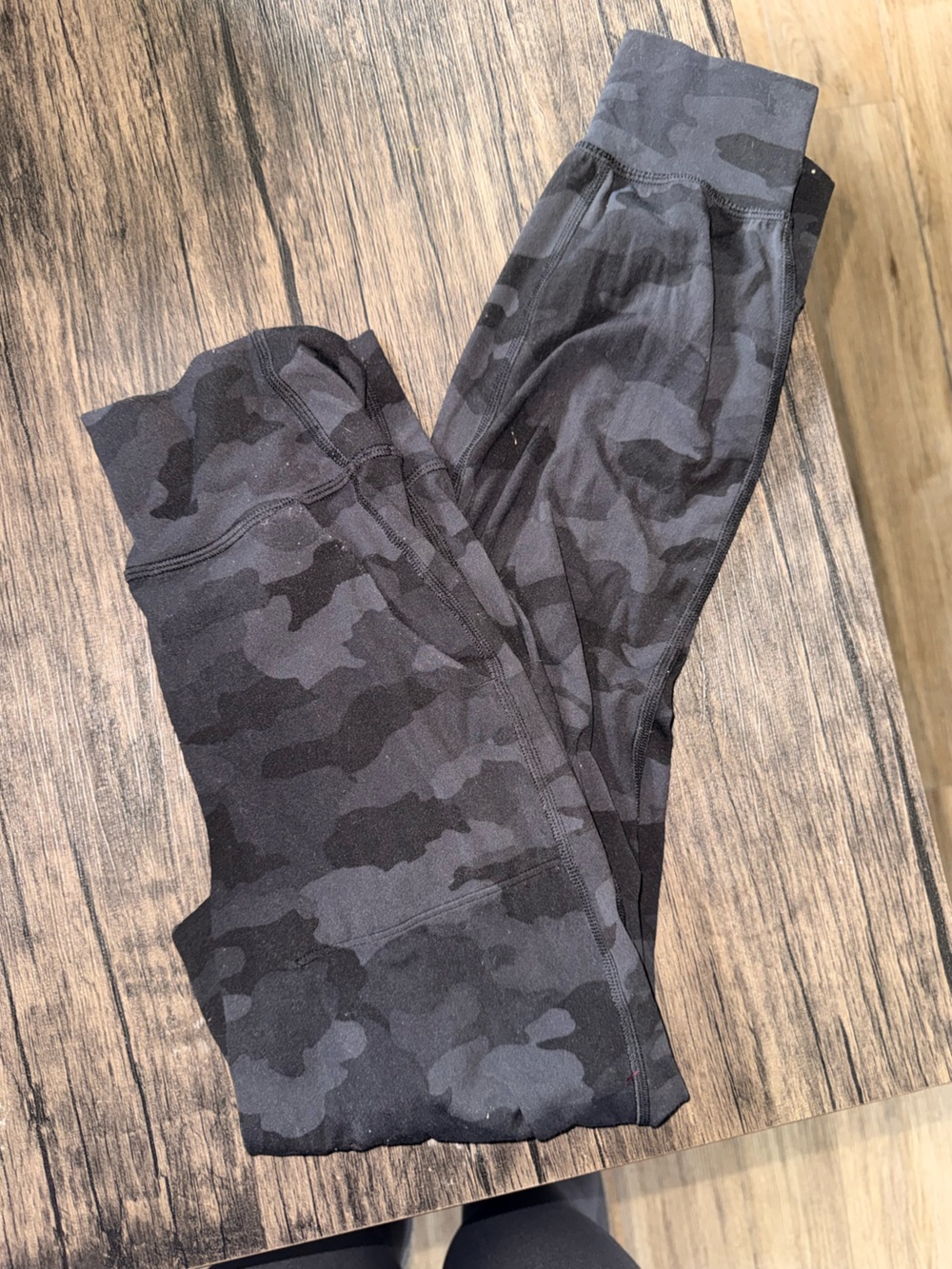 Women’s Black Camo Joggers